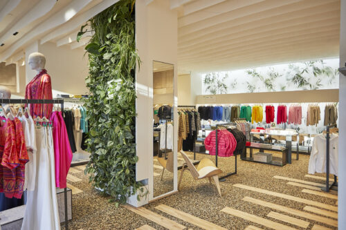 Benetton sustainable store recycling materials shop design; Copyright: Benetton