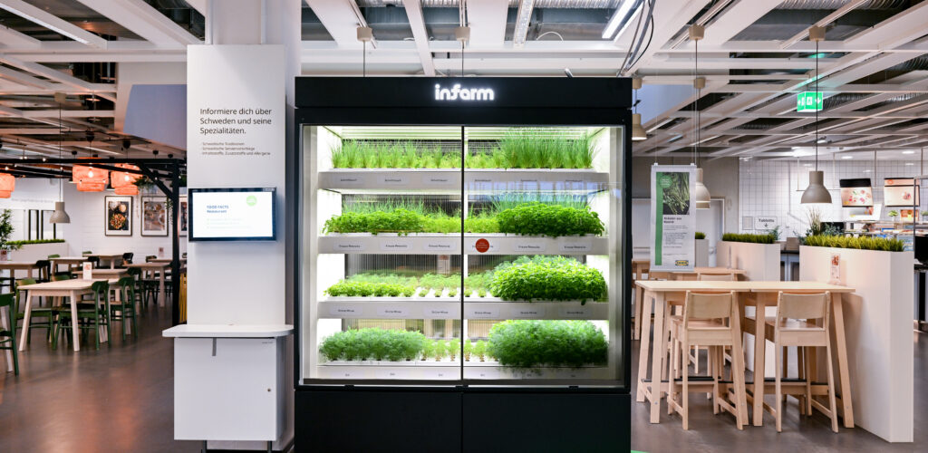 Urban farming project: IKEA and Infarm to grow healthy herbs