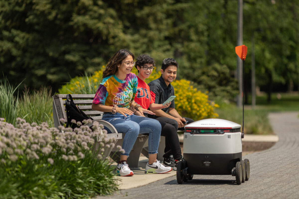 Robot delivery service at The University of North Carolina