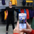 Body Scanner App on Smartphone scans body measurements; copyright: Fision Technologies