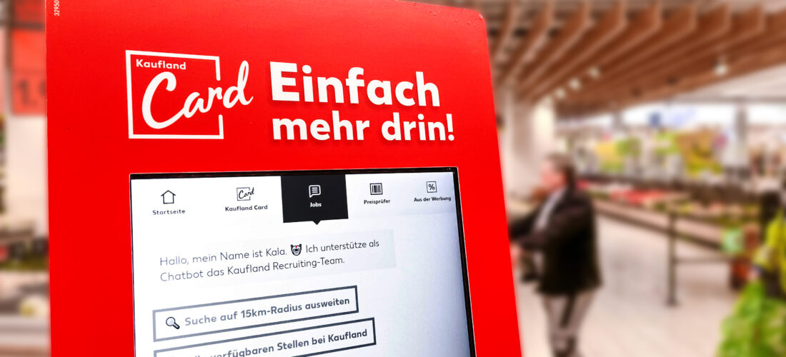 Jobs to go: neuer digitaler Bewerber-Service in Kaufland-Filialen