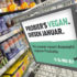 Einkaufswagen mit vegan Aufschrift; copyright: obs/Veganuary