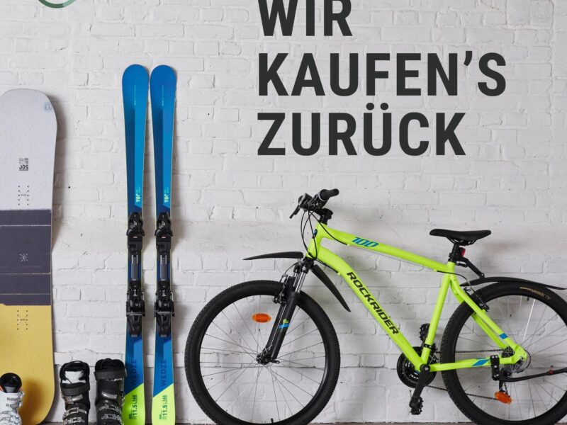 Decathlon Deutschland kauft gebrauchte Sportprodukte zurück