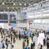 An exhibition hall full of visitors