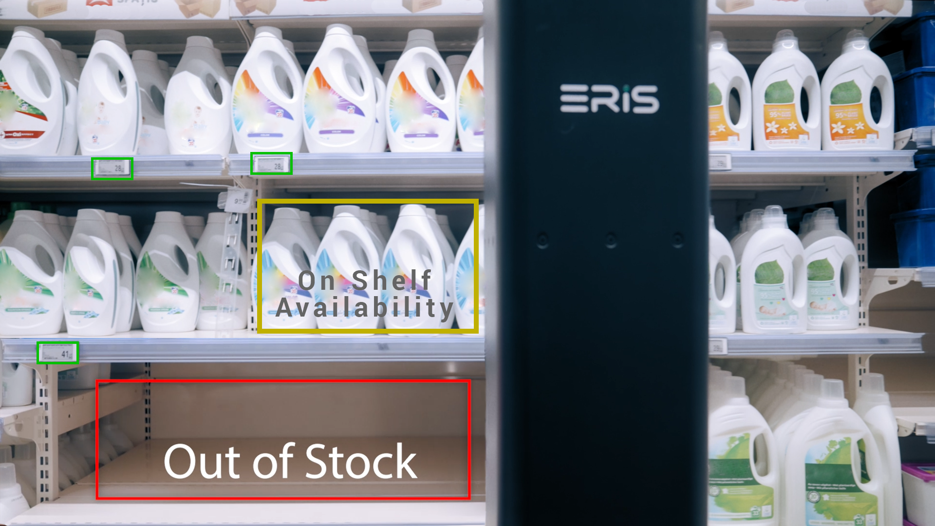 The out of stock detection of the ERIS Robot; Copyright:
