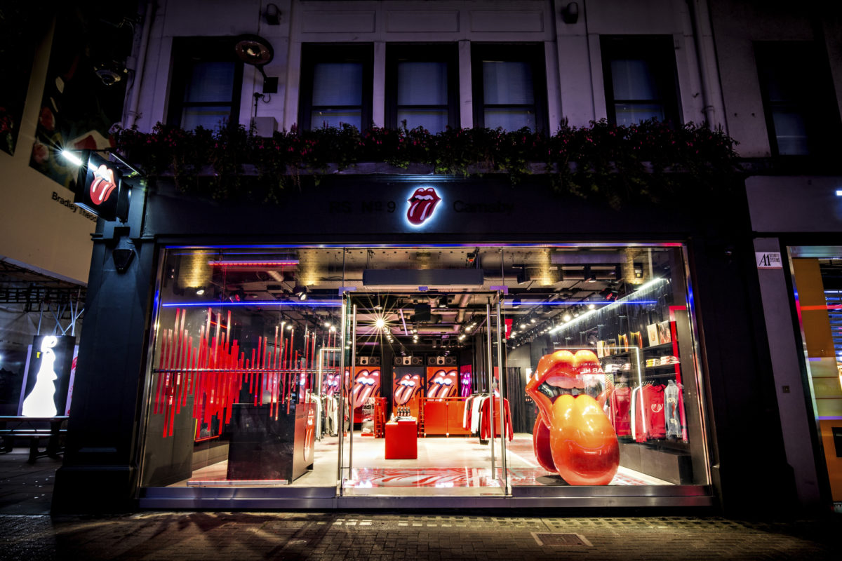 The Rolling Stones open ‘world exclusive’ flagship store in London
